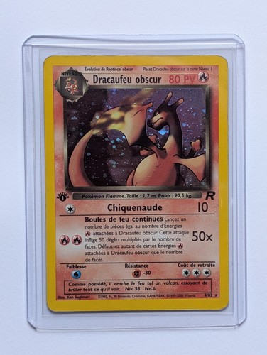 Carte pokémon dracaufeu - carte,
