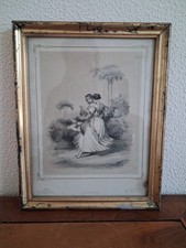 Cadre ancien en bois doré