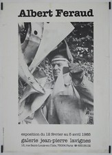 Feraud Albert Galerie Jean-Pierre Lavignes 1985 Affiche Originale Exposition