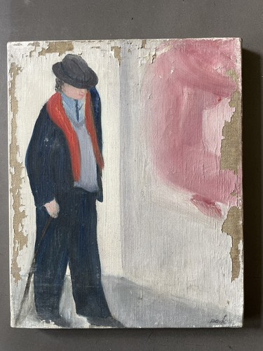 Tableau peinture vintage homme - tableau,