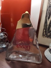 VTG Evian Glass Water Bottle