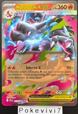 Carte Pokemon MEGA-DRACAUFEU 013/094 EX ME02 PFL FR NEUF