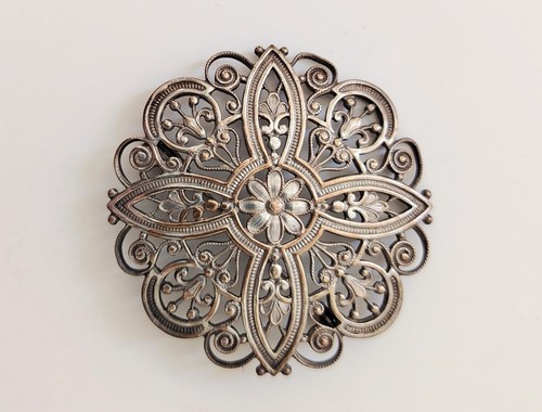 Grande broche ronde - broche,