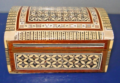 Coffret bijoux bois - à,