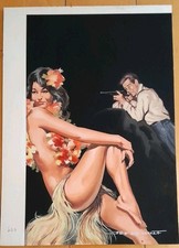 Jef de WULF Gouache originale