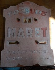 Plaque Carton PRESURE MARET
