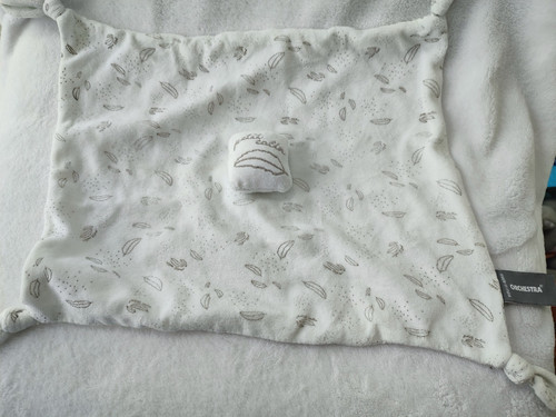 Doudou carré coussin - coussin, plume