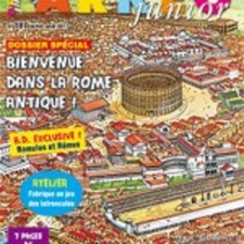 revue arkeo junior numero 187 archéologie - bienvenue dans la rome antique