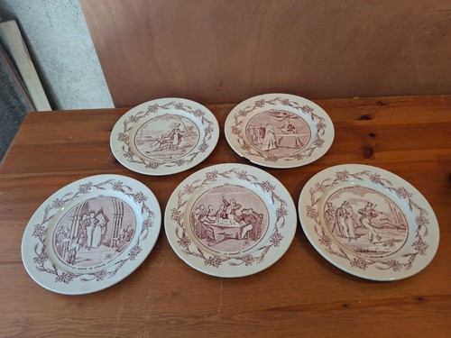 Assiettes serie mariage a - -,