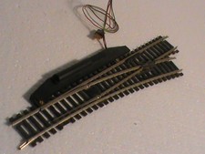 aiguillage ROCO HO/A DROITE ELECTRIQ/LONG 22.8 CMS/ CABLE. OCCASION