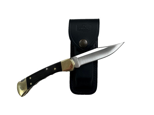 Buck 110 folding hunter finger - folding,