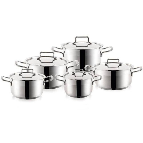 Ensemble pots en acier - de,