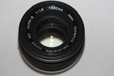 Objectif Olympus OM-System F.Zuiko Auto-S 50mm f/1.8