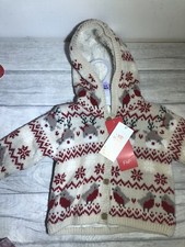 Manteau de Noël tricoté