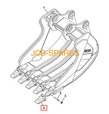 PIÈCES JCB - DENT DE GODET