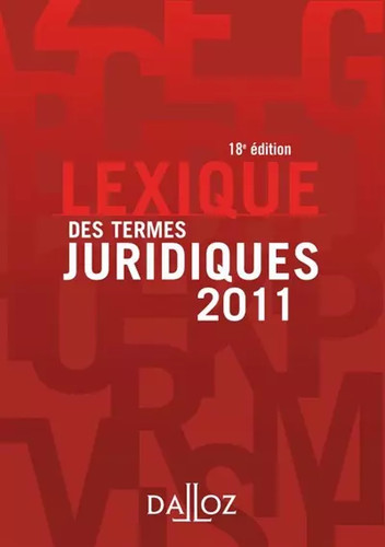 Lexique des termes juridiques