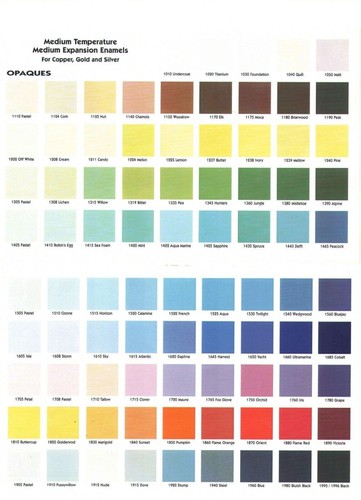 Opaque émail poudres - opaque,