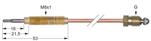 Sit thermocouple 200 053 - sit, 0.200.053