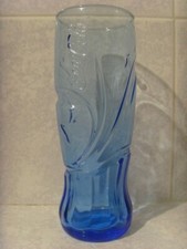 9- Verre collector Coca Cola Mc Donald's, version 2008, couleur : bleu acier