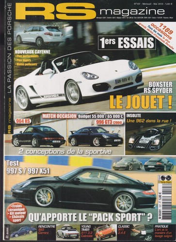 Magazine 107 boxster rs - rs,