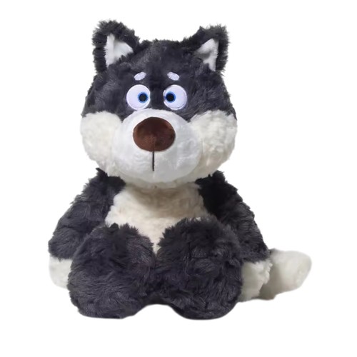 Peluche loup douce - peluche, cm