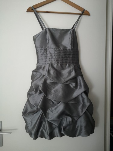 Robe soirée argent - soirée,