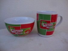 lot mug et bol ROYCO soupe , minute soup
