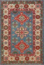 Tapis Accent Kazak Bleu 3x4
