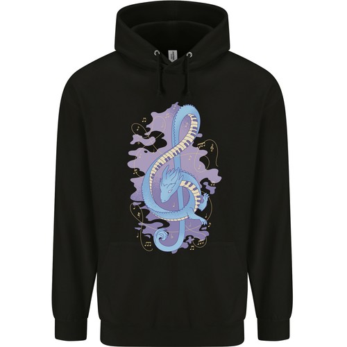 Hoodie enfant dragon clavier - hoodie,