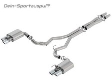Borla Atak Klappenanlage à Partir De Cat. Ford MUSTANG 6 Gt Facelift Ab 08/2017
