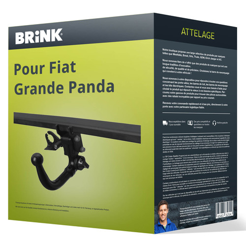Attelage pour fiat grande - pour,