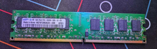 Barette ram 1go ddr2 pc2 - 1go, pc2-5300