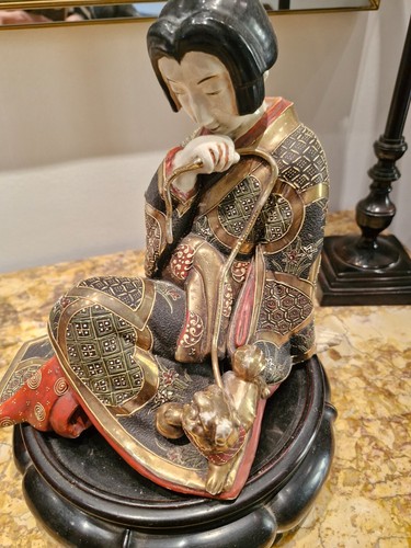 Geisha porcelaine satsuma - porcelaine,