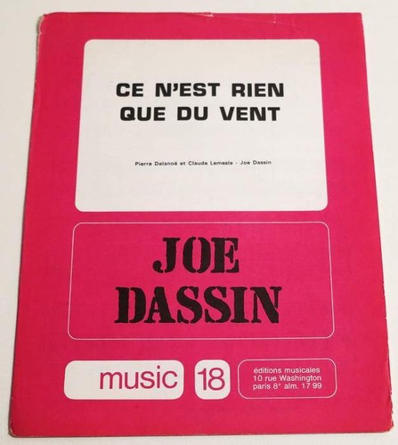 Partition vintage sheet music
