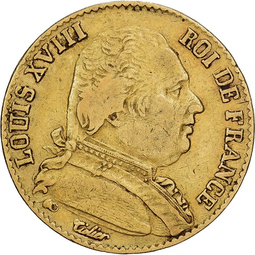 France louis xviii 20 - louis,