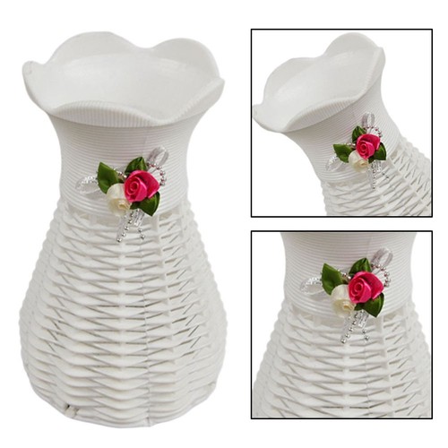Petit vase rotin panier - rotin,