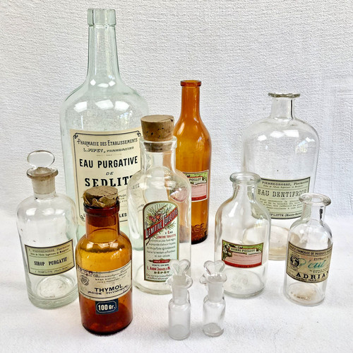 Lot anciens flacons - anciens,