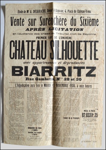 Placards vente chateau - placards,