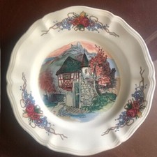 Obernai - Assiette à dessert