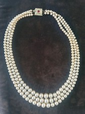 Ancien COLLIER  de PERLES 3