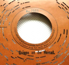 ORGAN disque HEROPHON organette carton disque carré orgue de rue Rare #0005