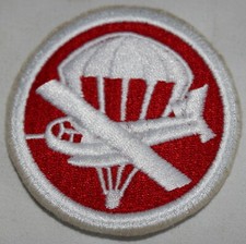 insigne de calot para/glider artillerie   troupe américain WW2