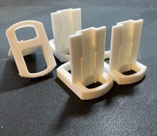 Kit 4 guides en T porte de placard coulissant