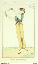 Gravure Mode Costume Parisien