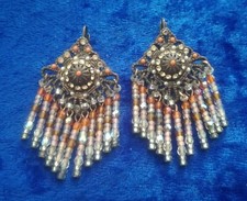 Bijou de créateur BOUCLES D'OREILLES LES GENS DU SUD LGS colorées