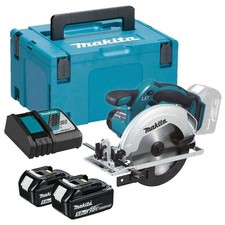 Scie circulaire 18V LXT Ø165 mm (2x5,0 Ah) en MAKPAC - MAKITA DSS611RTJ  