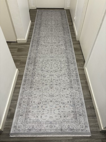 Tapis vintage print 7062 gris - tapis,
