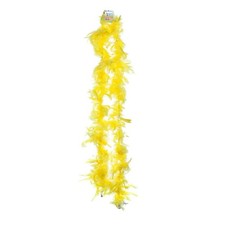 Costume De Boa En Plumes 1,5M / Robe Fantaisie / Soirée Entre Filles - Jaune