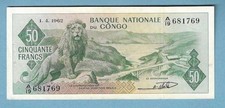 Congo , ex Congo Belge, 50