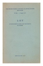 Monde Congrès Juif Studies